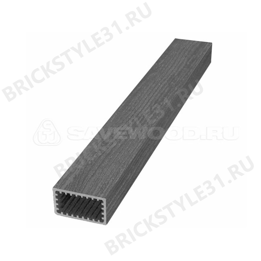 Брус универсальный (подбалясенник) ДПК, SAVEWOOD, Графит, (Т) с тиснением 