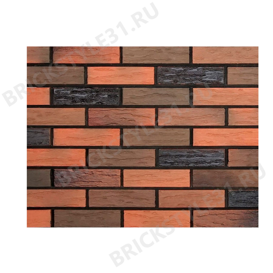 Кирпич керамический одинарный Красная Гвардия, Fusion Premium, 1НФ 