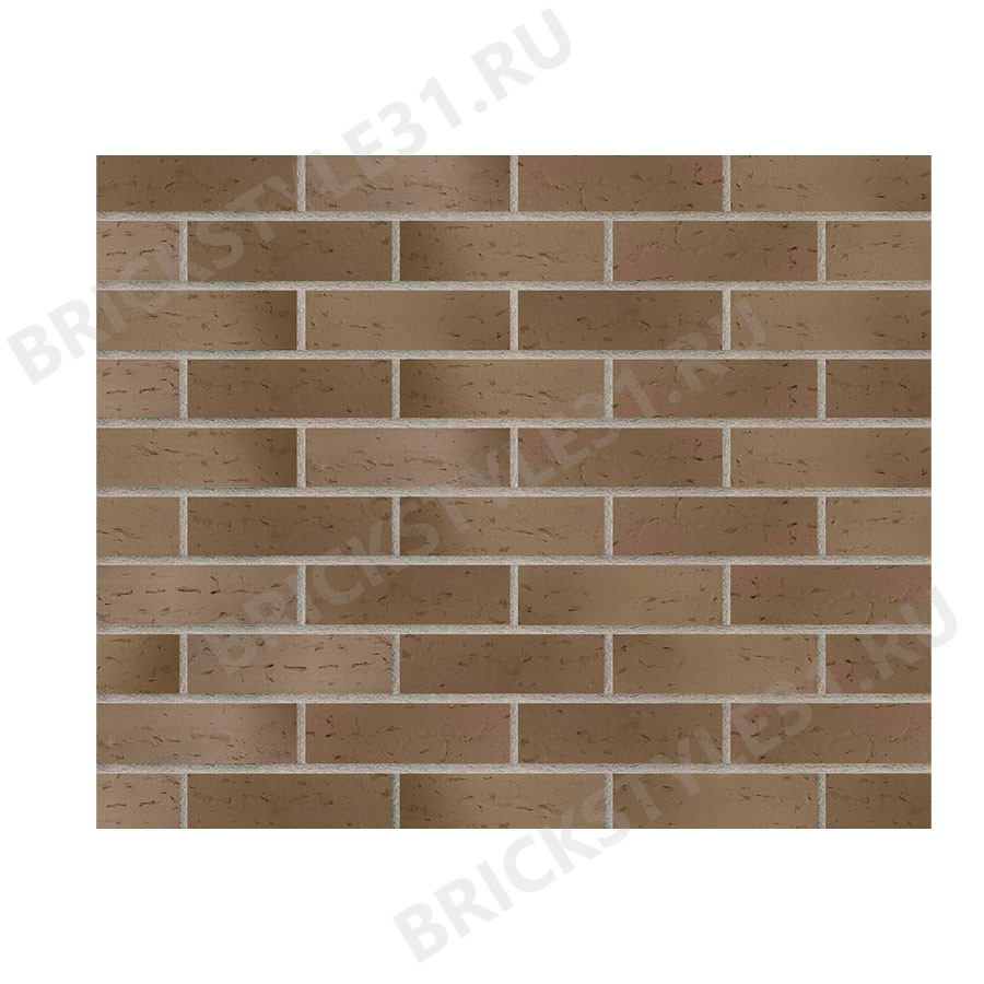 Клинкерная фасадная плитка Terramatic Klinker, Moon Brown 