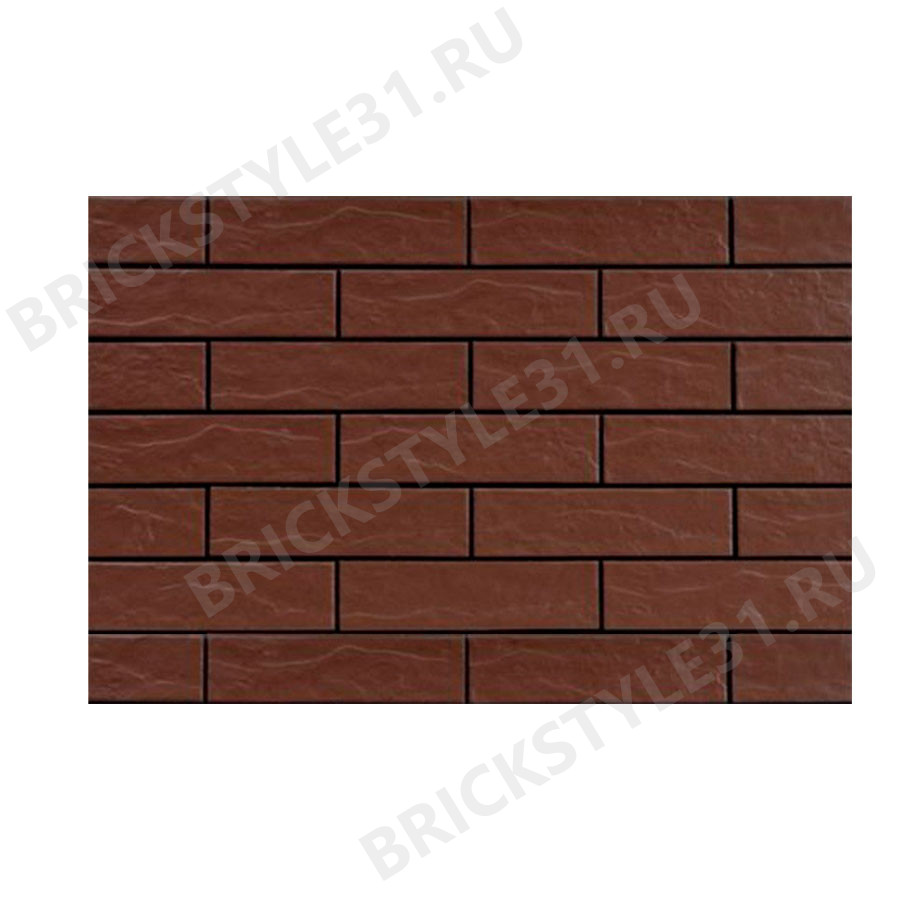 Фасадная панель для наружной отделки дома, Brown Rustical 