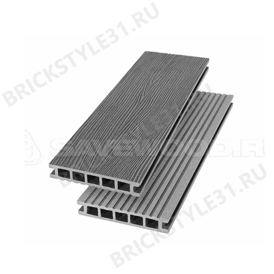 Террасная доска ДПК, SAVEWOOD, Ornus, Серый (R) 