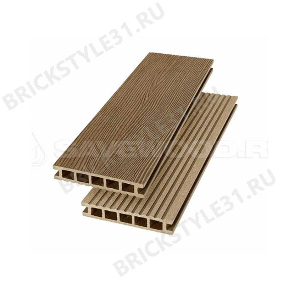 Террасная доска ДПК, SAVEWOOD, Ornus, Тик (R) 