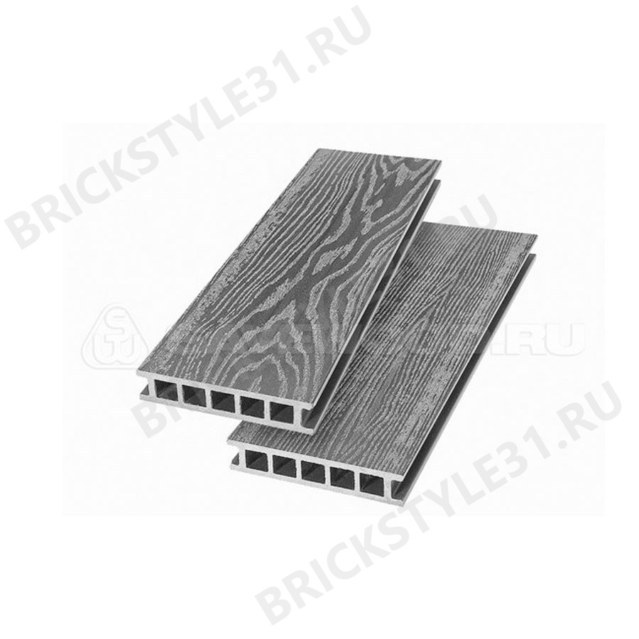 Террасная доска ДПК, SAVEWOOD, Fágus, Серый (T) 