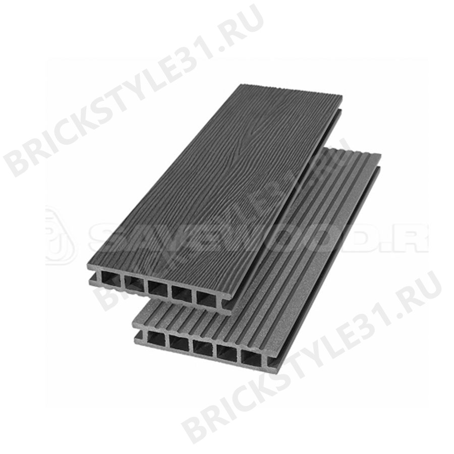 Террасная доска ДПК, SAVEWOOD, Ornus, Графит (R) 