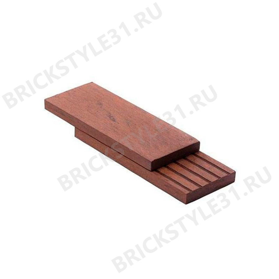 Плинтус ДПК, Bruggan, Multicolor, 80*10*2200мм, Cedar 