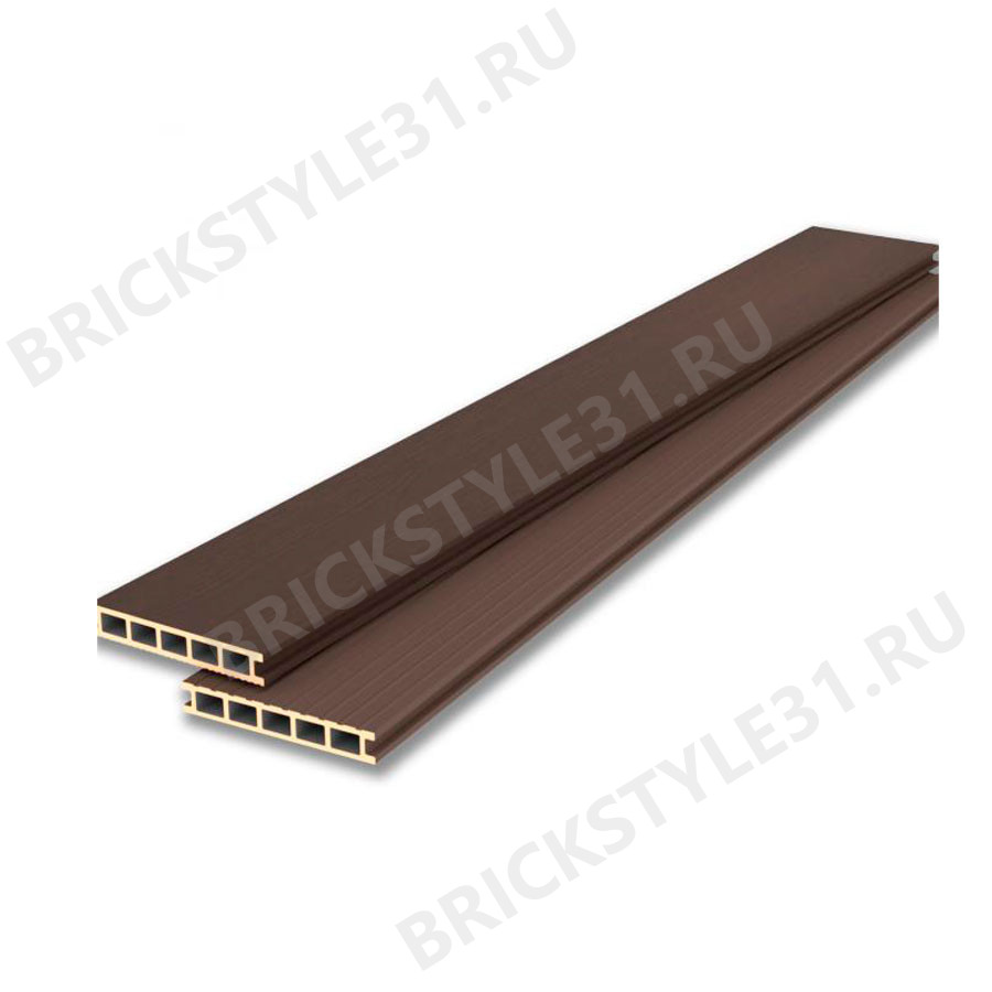 Террасная доска с покрытием Co-Extrusion, LECOLE, Горький шоколад 