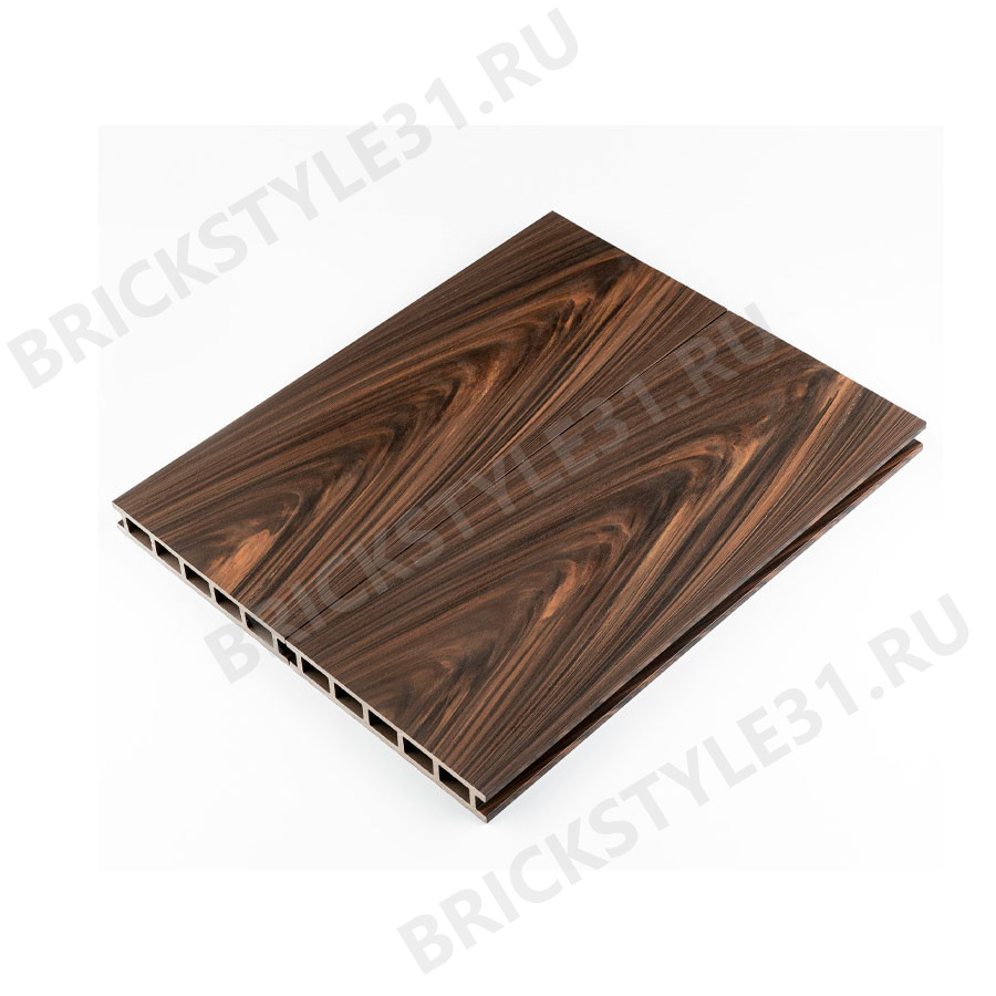Террасная доска с покрытием Co-Extrusion, LECOLE, Мультиколор, Темно-коричневый 
