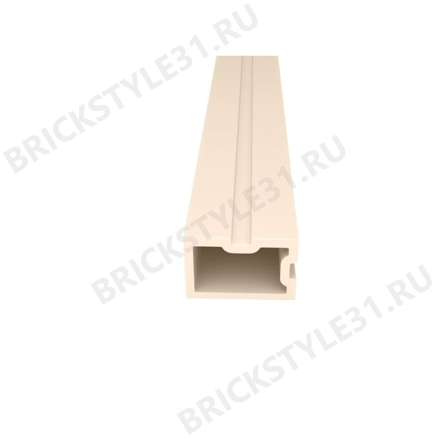 Лага ДПК Lecole, Сo-Extrusion, 60х40х3000мм, Жемчужно-белый 