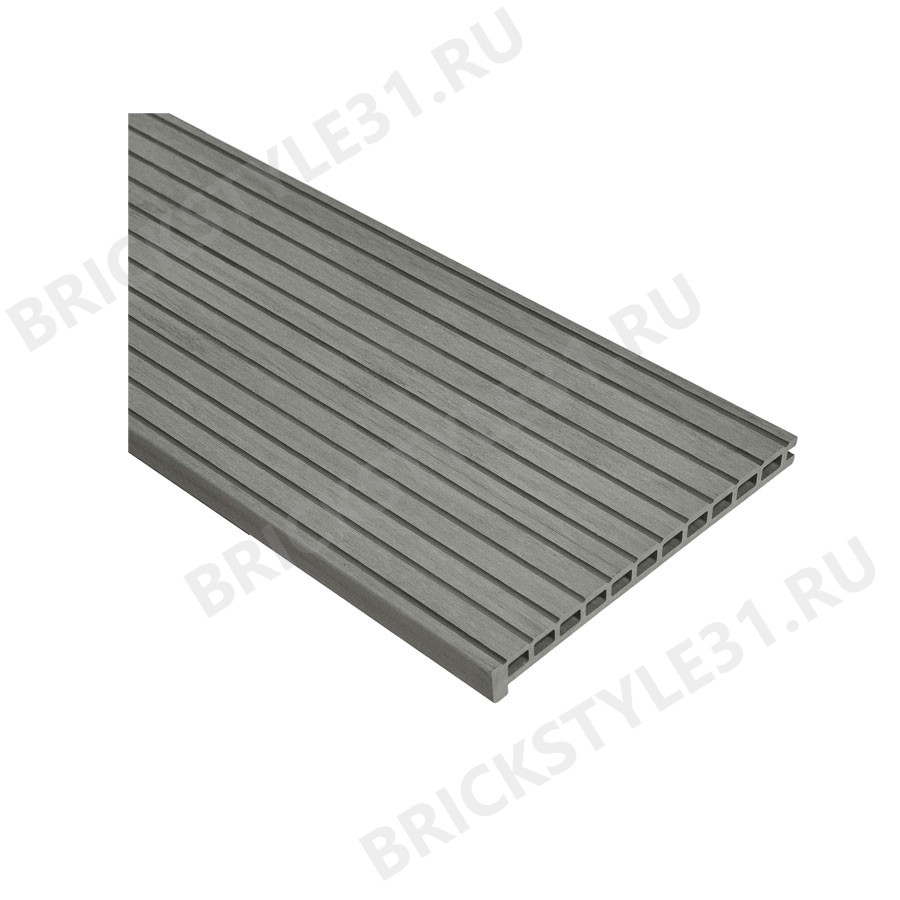 Ступень ДПК, CM-Decking, STAIR, пустотелая, Смок Грей 