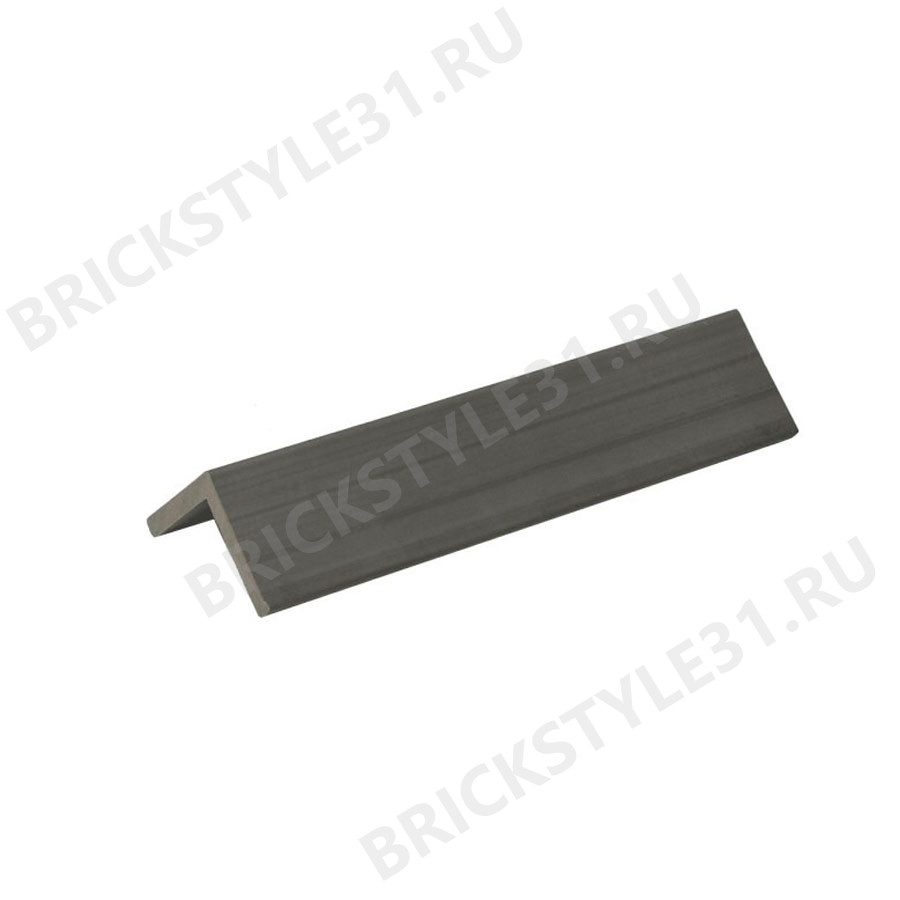 Уголок из ДПК широкий, СM-Decking, 70х70х2000мм, Смок Грей 
