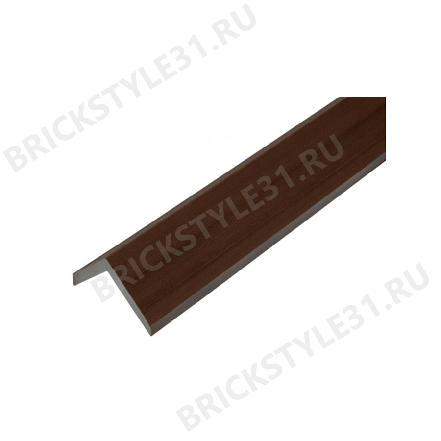 Уголок ДПК Сo-Extrusion, СM-Decking, 70х70х2000мм, Спайси Браун 