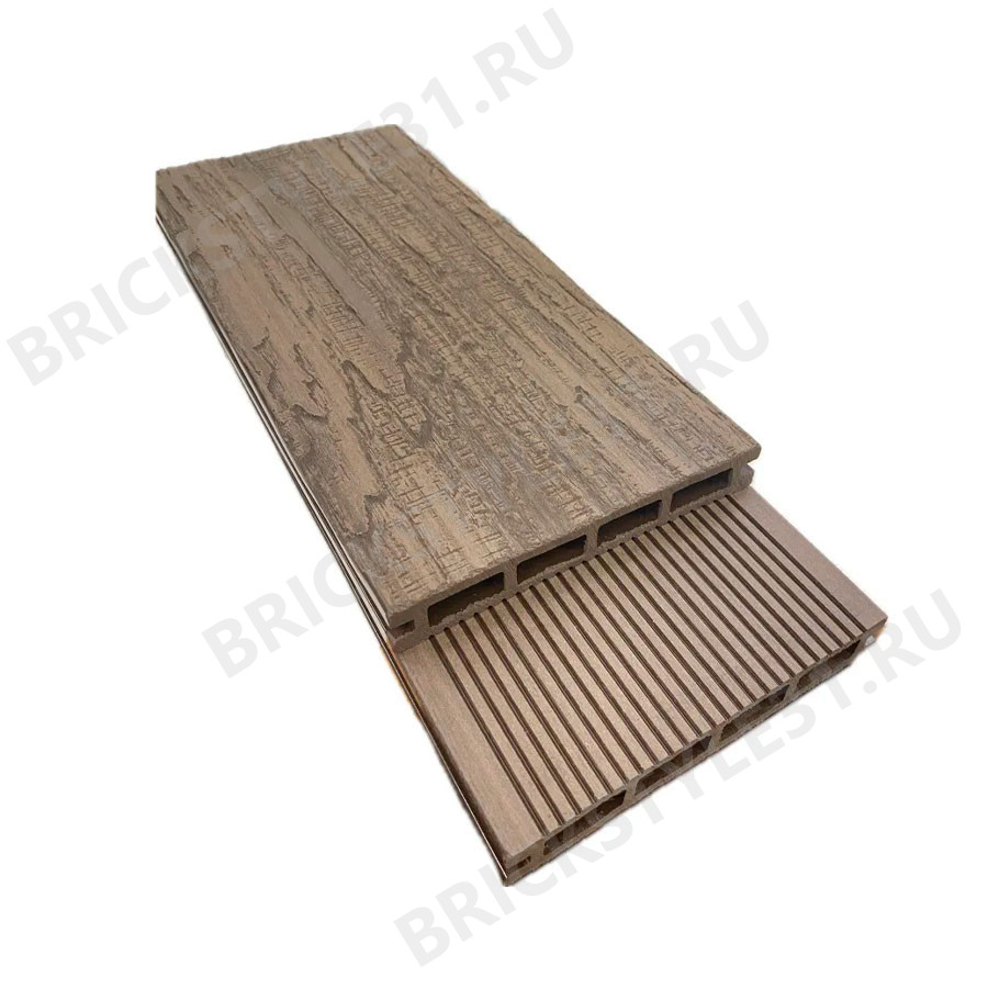 Террасная доска из ДПК, пустотелая, CM-Decking, LOCUST, Тик 