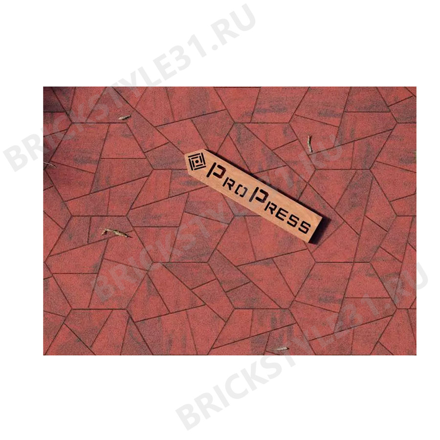Тротуарная плитка Энигма 60мм, Колормикс №20, Кармен, зернистый 