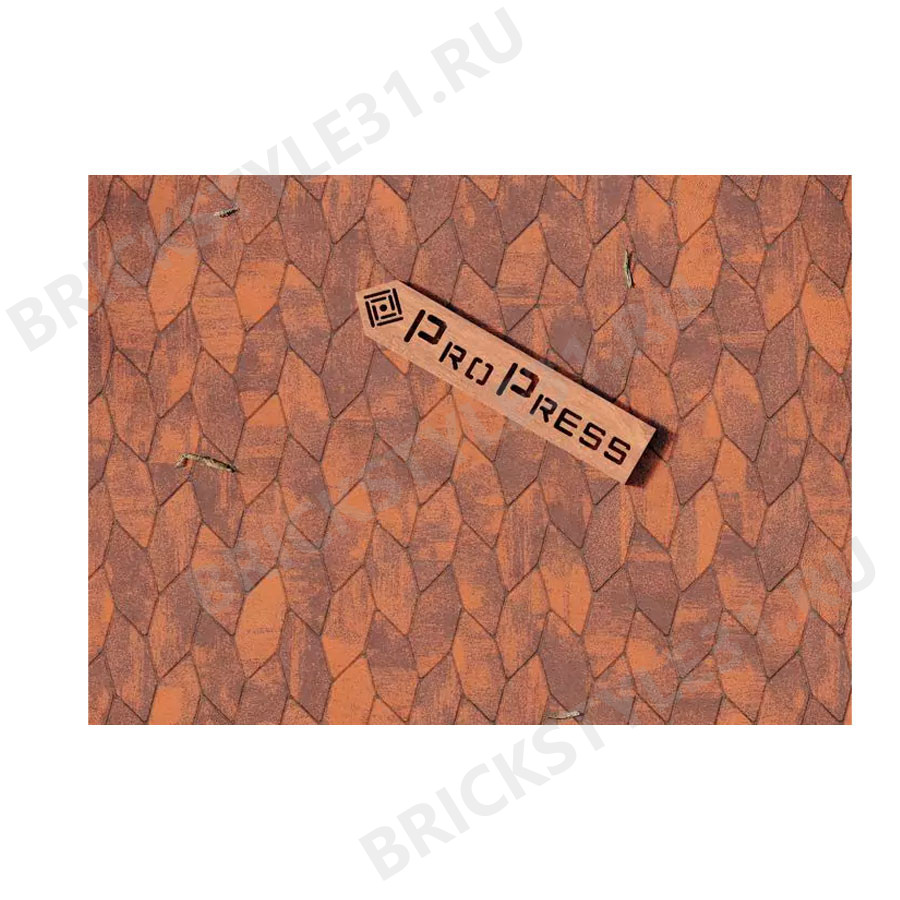 Тротуарная плитка PROPRESS, Шестигранник 40мм, Колормикс №19, Гончар, мрамор 