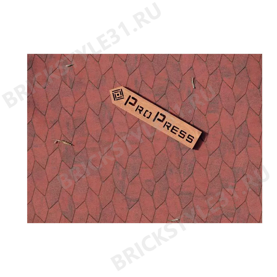 Тротуарная плитка PROPRESS, Шестигранник 40мм, Колормикс №20, Кармен, гладкий 