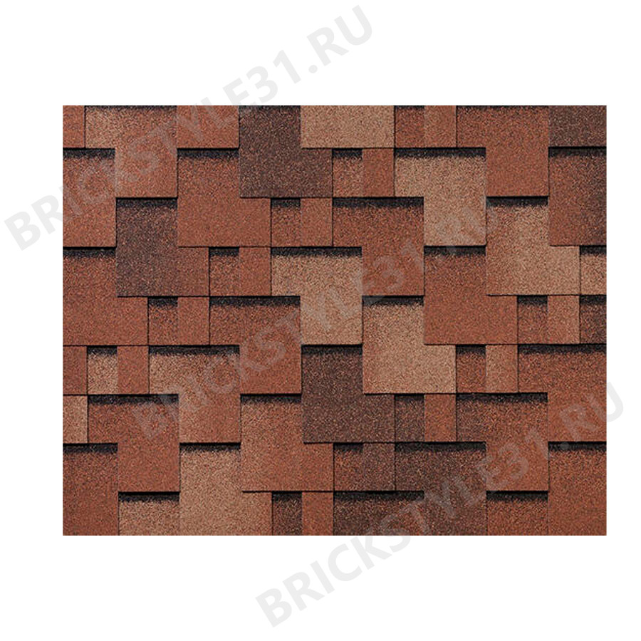 Гибкая черепица RoofShiеld, Фэмили Лайт, Модерн, Сандаловый 