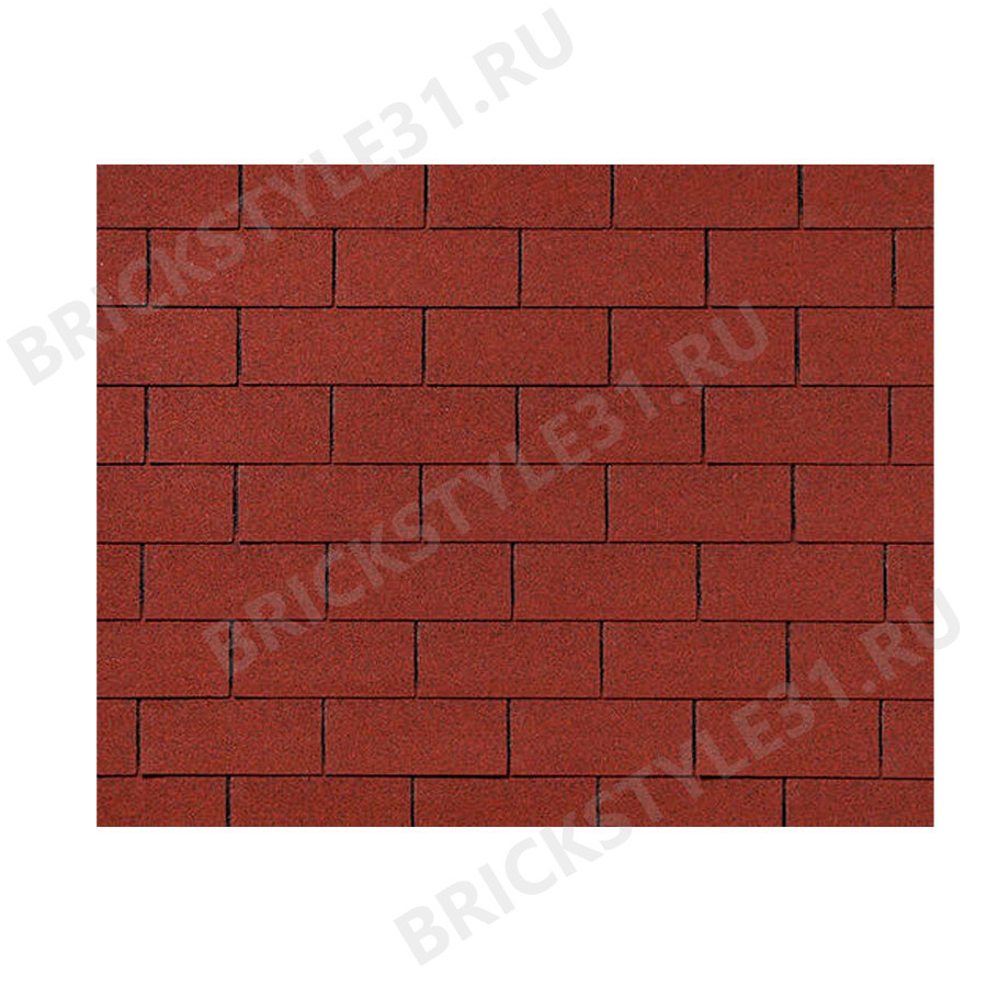 Гибкая черепица RoofShiеld, Фэмили Лайт, Американ, Красный 
