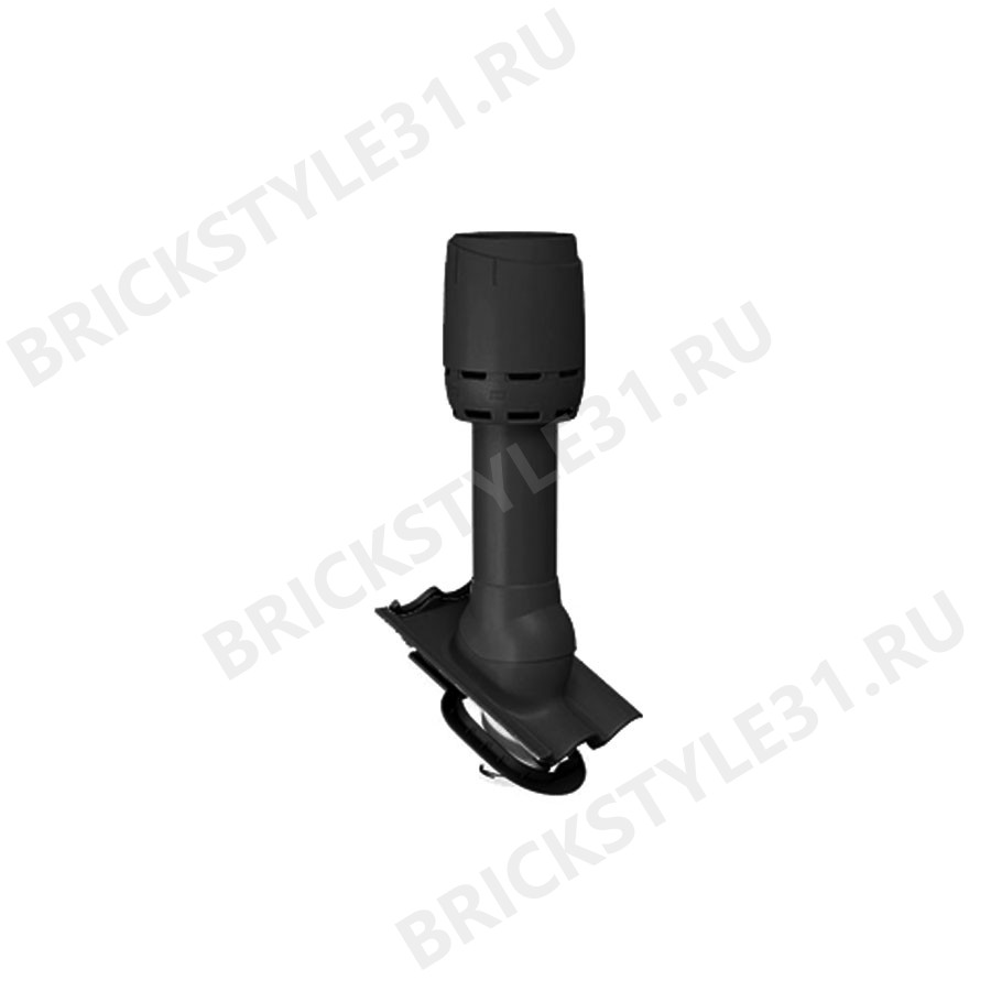 Дефлектор вытяжной вентиляции для волновой черепицы BRAAS, D160, Черный 
