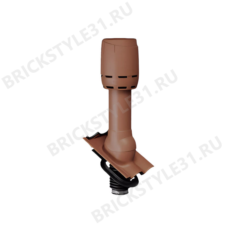 Дефлектор канализационного стояка для волновой черепицы BRAAS, Коричневый 