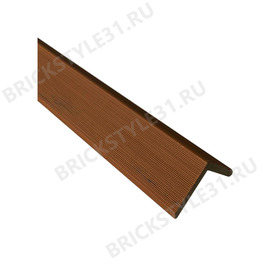 Уголок NewDeck, 55х55х3000мм, Кедр (ко-экструзия) 