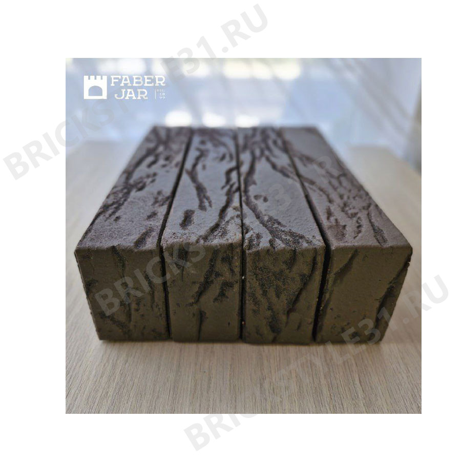 Кирпич клинкерный Керма FABER JAR, ригель 0,6НФ, Фонтанный 