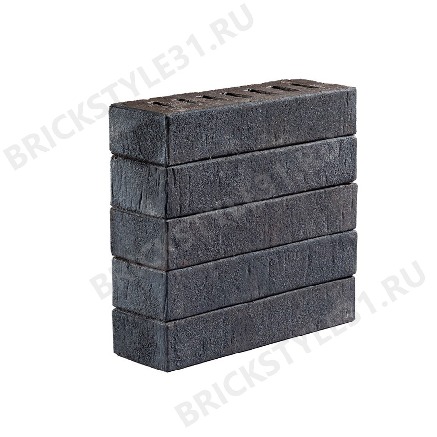 Кирпич клинкерный Керма FABER JAR, ригель 0,6НФ, Смольный 