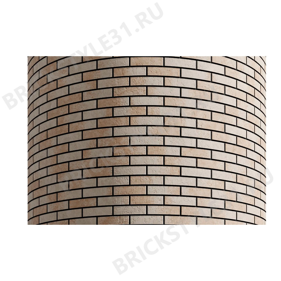 Кирпич лицевой евро утолщенный Красная Гвардия, Rougette Premium, 0,9НФ 