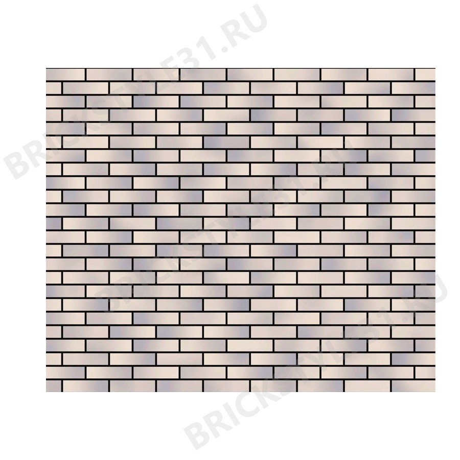 Кирпич облицовочный полуторный Красная Гвардия, Ashen Glass Premium, 1,4НФ 
