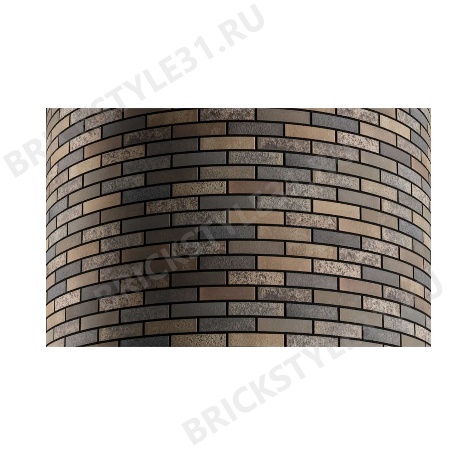 Кирпич облицовочный полуторный Красная Гвардия, Blackwood Lite Premium, 1,4НФ 