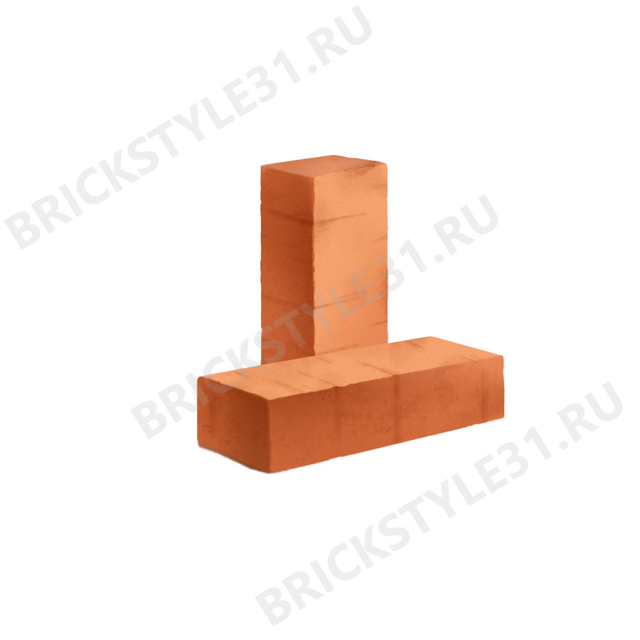 Кирпич печной рядовой, одинарный, полнотелый, ЛСР, 1НФ 
