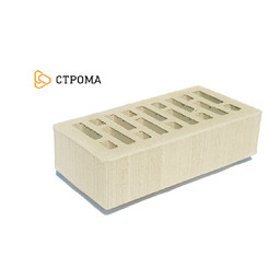 Кирпич лицевой одинарный СТРОМА, 1НФ, Латте, бархат