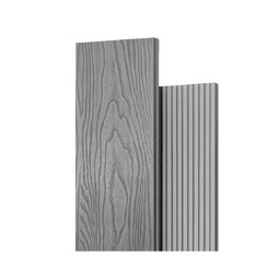 Террасная доска МПК, полнотелая, SD - Серый Solid