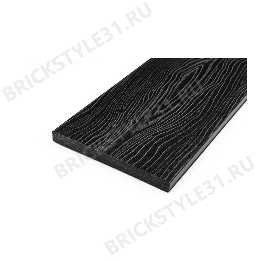 Заборная доска универсальная, Мегадек, Графит 3Д/3Д 