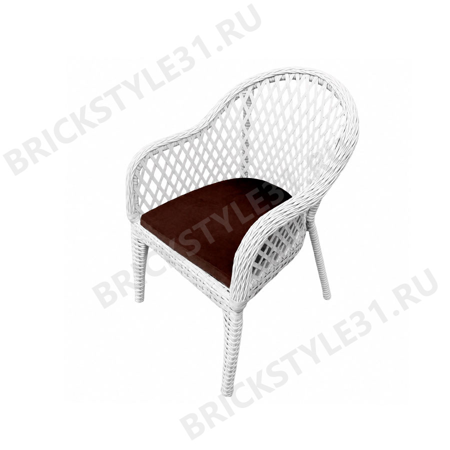 Кресло из искусственного ротанга K-BS-04-Белый 