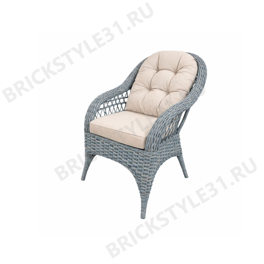 Кресло из искусственного ротанга K-BS-14-Серый 
