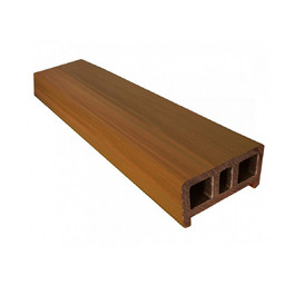 Перила нижние ДПК, NewDeck, 100х50мм, Co-Extrusion, Тик микс
