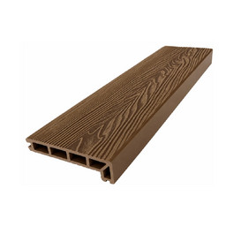 Ступень ДПК пустотелая NewDeck, Оптима, Коричневый микс, 3D