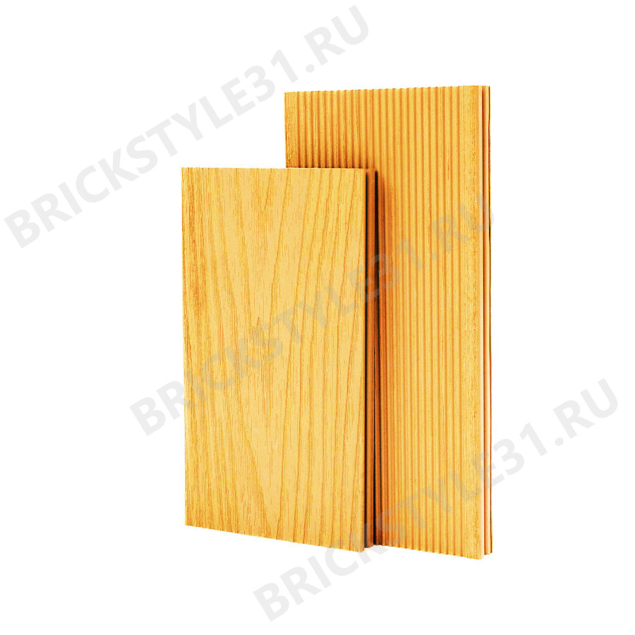 Террасная доска из МПК ГрандАрт, Макс, Сосна, 3-Д текстура 