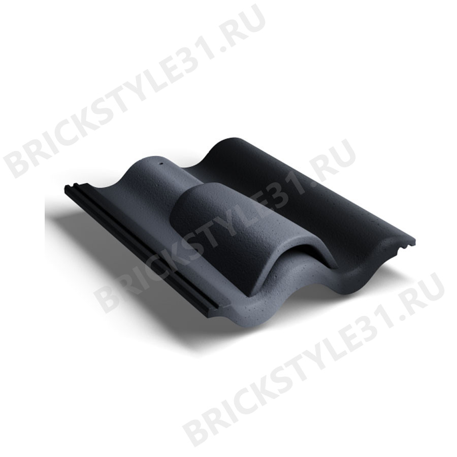Вентиляционная черепица KRIASTAK (КРИАСТАК), Antic, Графит 