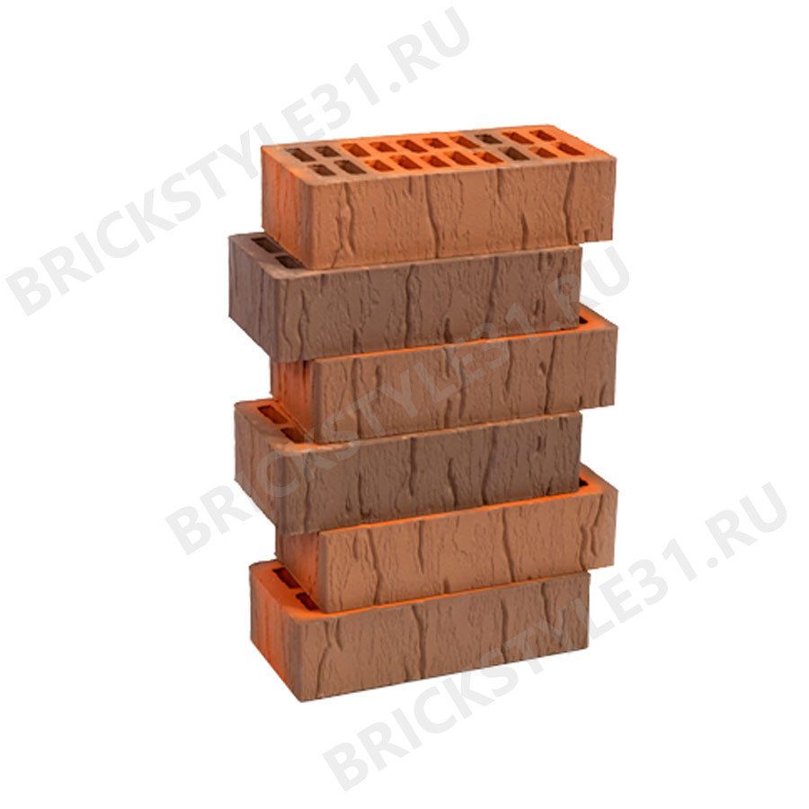 Кирпич керамический лицевой Красная Гвардия, Flash Аккорд Cortex, 0,7НФ 