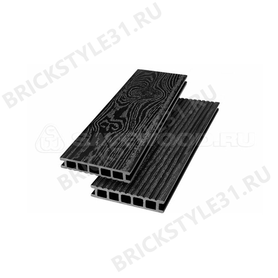 Террасная доска ДПК, SAVEWOOD, Ornus, Черный (T) 