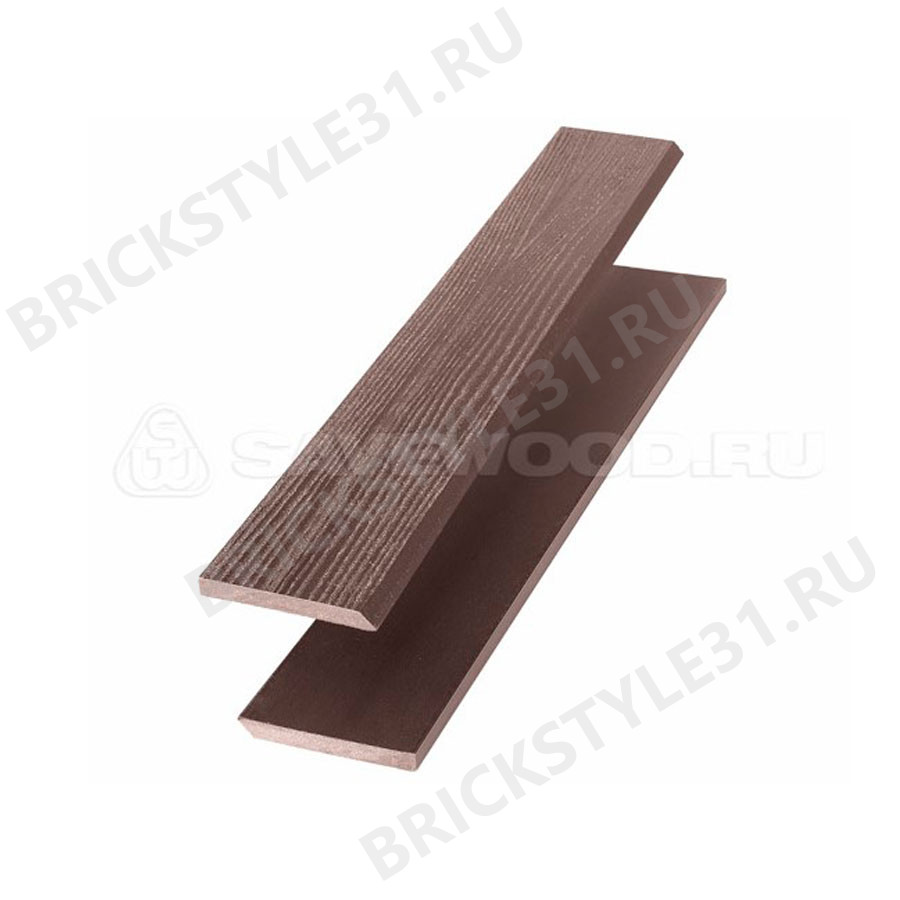 Торцевая рейка ДПК, SAVEWOOD, 80х9х4000мм, Терракот 