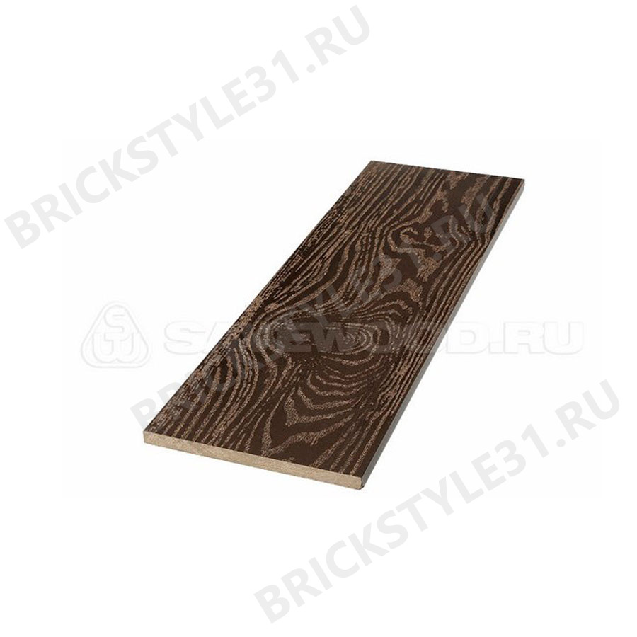 Планкен ДПК, SAVEWOOD, 145х9х4000мм, Темно-коричневый (T) 