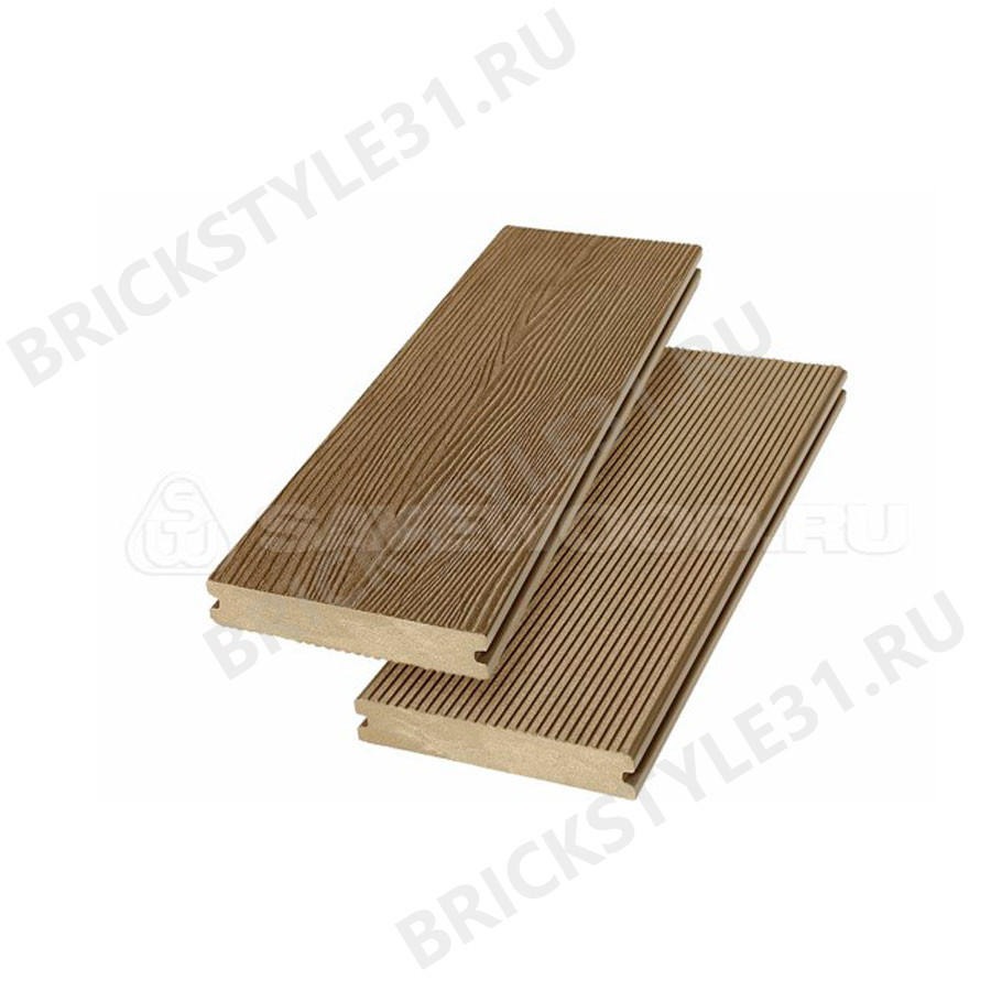 Террасная доска ДПК, SAVEWOOD, Abies, Тик (R) 