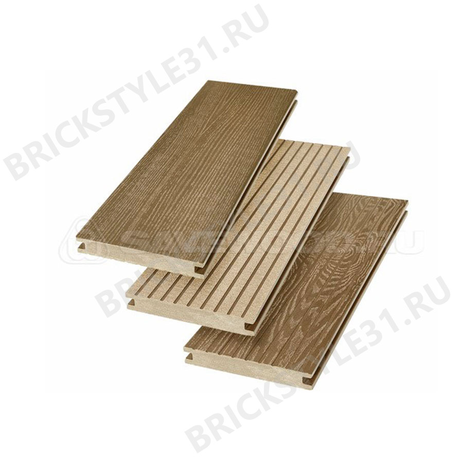 Террасная доска ДПК, SAVEWOOD, Fraxinus, Тик (R) 