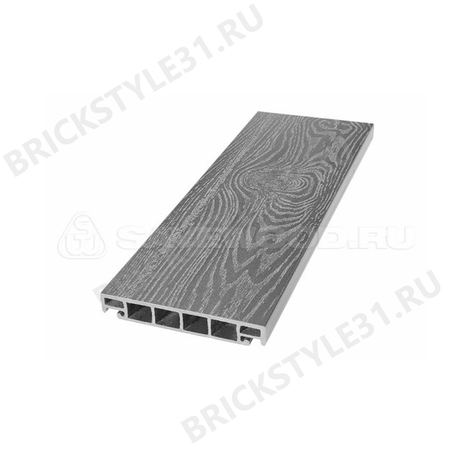 Террасная доска ДПК, SAVEWOOD, Salix (Т), Серый 