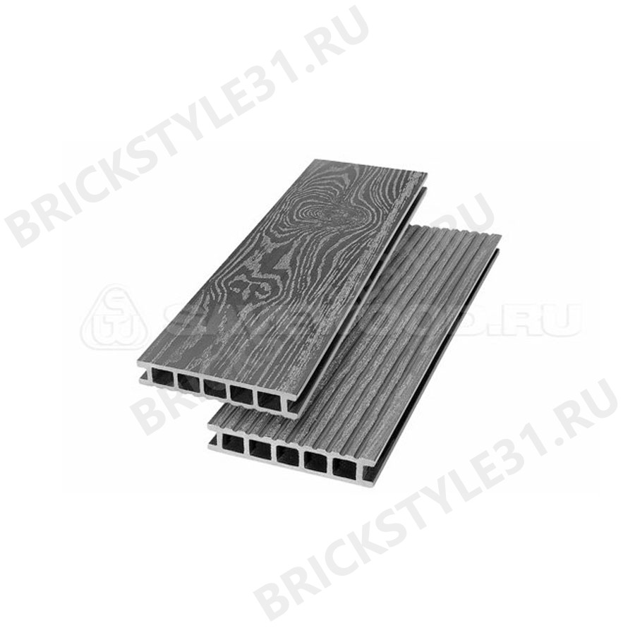 Террасная доска ДПК, SAVEWOOD, Ornus, Серый (T) 
