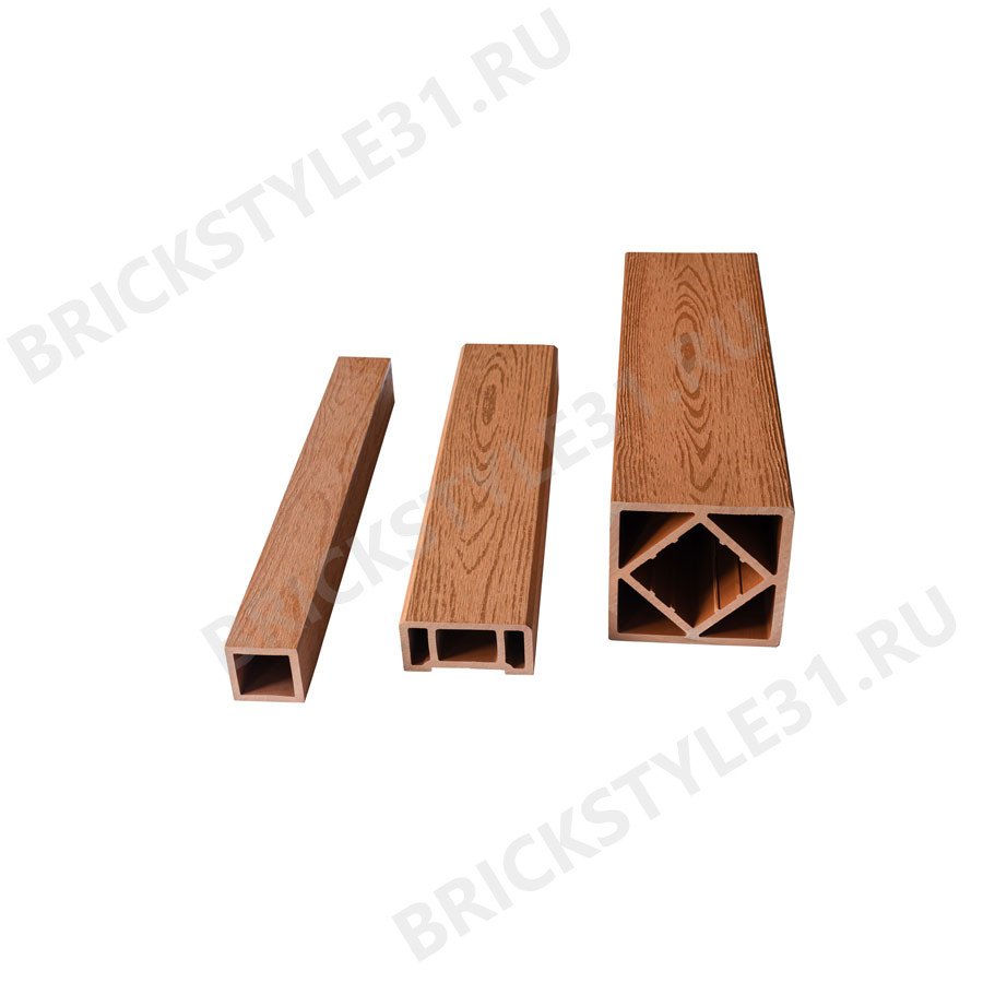 Балясина из ДПК, Nextwood, Светло-коричневый, текстура дерева 