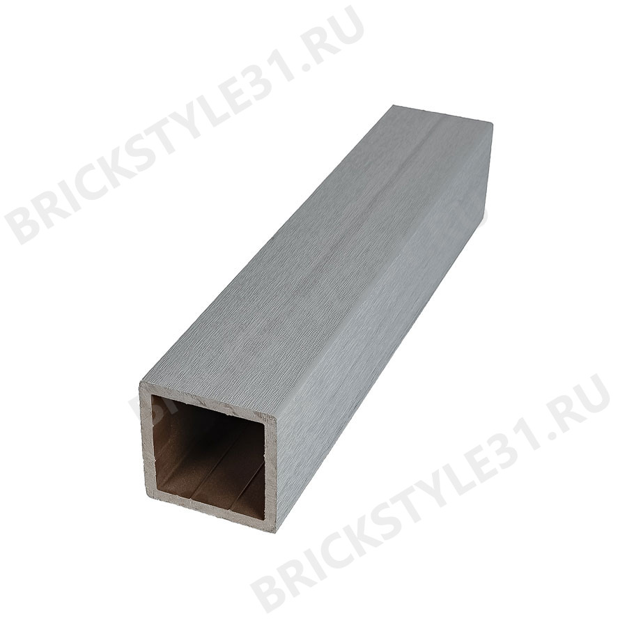 Столб опорный ДПК, Decking-Lab, СО-Extrusion, 100*100*3000мм, Серый 