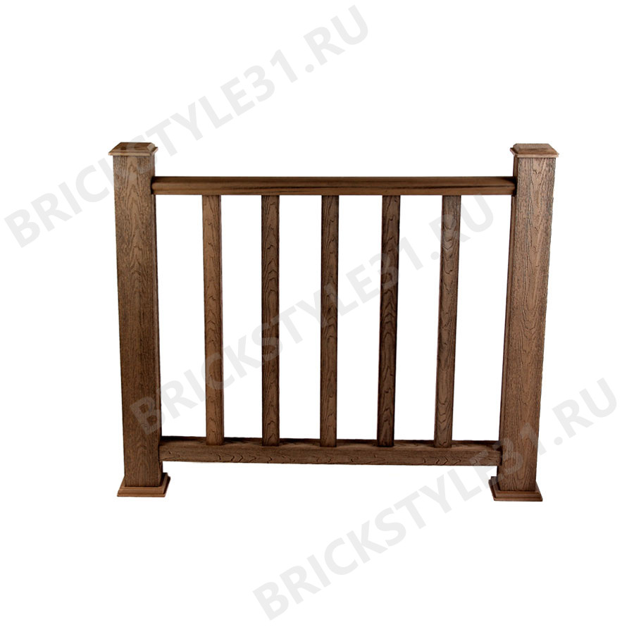 Перила нижние ДПК, NewDeck, 90х45мм, Classic, Венге микс 